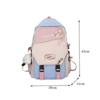 Kawaii školska ruksačka torba za teen djevojke studentske torbe za studente Veliki kapacitet tinejdžerke