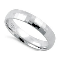 Sterling Silver Platinum dijamantski rez uzorak vjenčani ženski prsten
