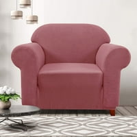 Yi 1-komadni čekovi Stretch kauč na razvlačenje navlaka za klizanje, stolica, koralj ružičasta