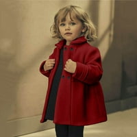 Kaputi za djecu za dječje djevojke djevojke zimske jakne naduvane jakne tople duge kapute sa odvojivom