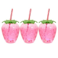 Sjajne čaše za piće postavljene svjetlosne čaše za piće Kreativne čaše ananasa sa svjetlom za baru