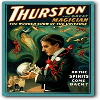 Mađioničari: Thurston Veliki mađioničar: da li se duhovi vraćaju? Galerija zamotana rastegnuta platna