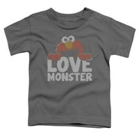 Sesame Street - Love Monster - Majica kratkih rukava - 3T
