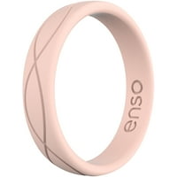 ENSO Prstenovi ženske beskonačne serije Silikonski prsten - tirkizni - 7