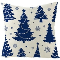 Bacanje jastuk navlake za dnevni boravak Dekor Božićni jastuk zagrljaj jastuk kafe posteljina na kauč za božićne dekorativne banke danas - ljetni ušteda za čišćenje