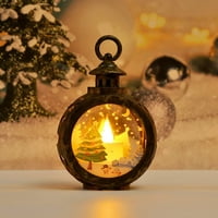 Toyfunny božićni ukrasi LED mali okrugli svijetli novi dječji ručni poklon poklon privjesak