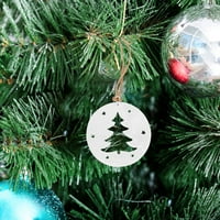 Veki Iron Snowflake božićno drvce Privjesak Božićni ukrasi Bijeli privjesak Božićni privjesak Privjesak