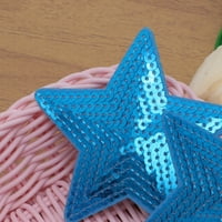 Sequin vezene naljepnice za izvezene tkanine DIY odjeće kostimi Pribor Sequins Feed-STAR mrlja