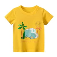 Pedort Baby Boy odjeća Boimes 'Essentials Majica kratkih rukava Vrijednost žute, 100