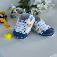 Unizirane novorođenčad mekane, bez kravata, samo klizanje visokog tenisica, prvi šetači platnene stilizirane novorođene cipele za djevojčice i dječake - Vrijeme