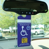 Handicipani invalidski parking plakat zaštitni držač automobila