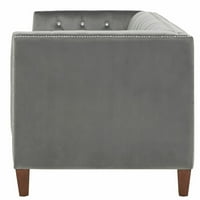 Staklena kauč, srebrni ukras za nokte za glam stil, ukupni težina proizvoda: 132. lb