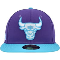 Muškarna nova doba Purple Chicago Bulls Vice 59Fifty ugrađeni šešir