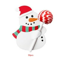 -GXG star man snjegović pingvin božićna zabava Lollipop jedinstveni šećerni papir držač za papir