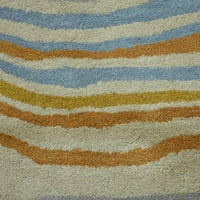 Rugsotički tepisi ručna vuna od vune 9'x12 'Područje pregrade Sažetak višebojni K00S17