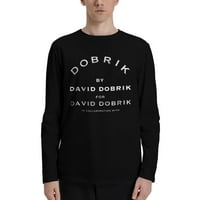 Crotsmills muškarci David Dobrik dd dugih rukava posade majice x-velike
