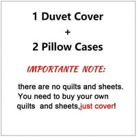 Jednorog prekrivač pokrivača Slatko uzorak posteljina set za dječake i djevojke Jedinstveni crtani kompterski