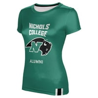 Ženska zelena Nichols College Bison Alumni majica