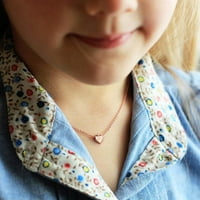 Početna ogrlica za djevojke za djevojčice Sterling Silver Početna privjesna ogrlica za žene tinejdžerske