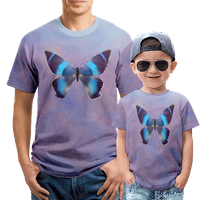 Muška majica za životinje Leptir Popularna klasika Art Par majica za mlade za poklon za Husbund