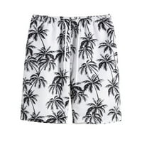 Odeerbi Hladnjače za muškarce Žene Plaža Swim Shorts Bermuda Hlače Modni elastični pojas Beam linijski