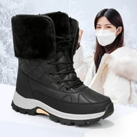 Čizme za žene zimske čizme za snijeg za žene pamučne plišane cipele bez klizanja tople vanjske čizme