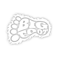 Bigfoot Foot naljepnica za ispis naljepnice Die - samoljepljivi vinil - Vremenska zaštitna - izrađena