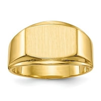 14k žuto zlatni muški prsten