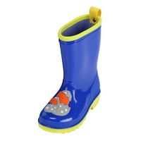 Anuirheih Toddler Rainboot Kids Boys Girls Crtani gumene vodootporne kiše cipele Rain čizme 4-6 $ Off 2.