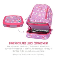 Bentgo Kids print 2-instafack i izolirana torba za ručak - ružičaste vile