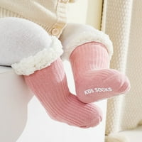 Xyer Pair praktični proklizani za bebe čarape za zgušnjavanje Closse Fit Cashmere Noćne čarape za svakodnevno