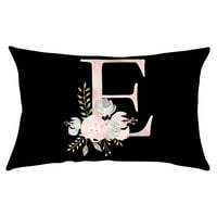 Outfmvch jastučni jastuk na listu za jastuk natpise engleski abeced ANW cvjetni jastučnici cvjetni jastuk
