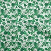 Onuone pamučne kambričke zelene tkanine tropski list šivaći zanatske projekte Tkanini otisci dvorišta