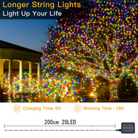 Solarni umjetni cvjetni striptiz LED wisteria Strip svjetla za zabavu Vjenčana vrtna soba