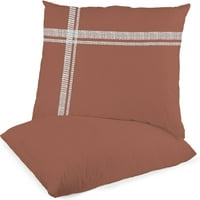 BEDDECOR 2-komada Bling Rhinestone Applique Dekorativni jastuk za krevet za krevet na domaćem uređenju