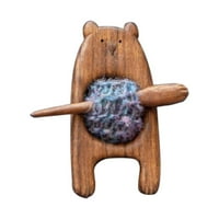 Eychin drveni životinjski uzorak broš za rubnu haljinu košulju pribor za crtani džemper broo clips sjajan