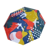 Kayannuo Božićno čišćenje Potpuno automatski putni kišobran Vjetrootporni Vodootporni Kreativni kišobran