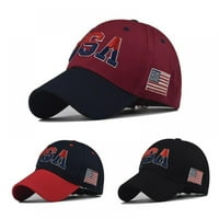 Miyanuby Unise bejzbol kapice USA Pismo američke zastave za vez pamučne sportske kape za žene muškarci