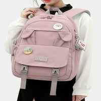 Prednji ruksak ruksak ruksak za zaštitu kralježnice Daypack Multi džepovi Modna torba za knjige Veliki