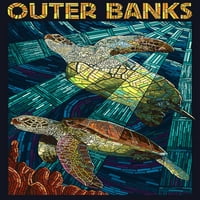 Vanjske banke, Sjeverna Karolina, Mozaik morskog kornjača