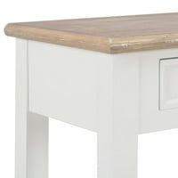 TEBRU CONSOLE TABLE Bijela 43.3 x13.7 x31.4 drvo