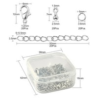 Nakit za izradu DIY uklonjive s kopčom za jastog sa ekstendričnim lancima za narukvicu ogrlice za obnavljanje