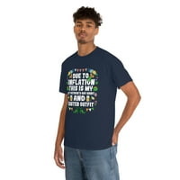 PorodicaLoveshop LLC Zbog inflacije Smešno St. Patricks Day majica, Uskršnja novost Slatka košulja,