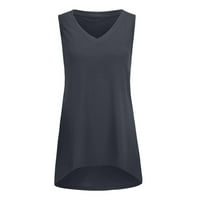 Lopecy-Sta Žene Ljeto majica s rukavima bez rukava Tuničke vrhove bluze košulje za bluze Ponovno čišćenje