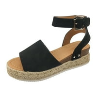 EGMY Woman Summer Sandale Open Thie Casual Platform Wedge Cipele Ležerne prilike Canvas Cipele