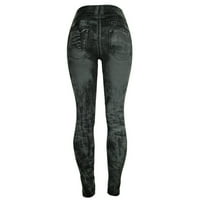 Iopqo traperice za ženske gamaše za žene devet minuta super super ženske tanke hlače -U-dno bombi Jeans