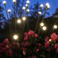 Solarna LED lampica vanjski vrtni dekor krajolik lagano vatromet Firefly Gard božićni svjetla