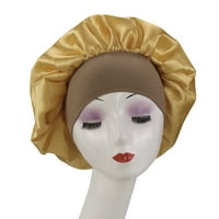 Pgeraug bejzbol kape saten čvrsta široko obojena kosa za kosu za spavanje Chemoterapija HAPS HAPS za žene Zlato