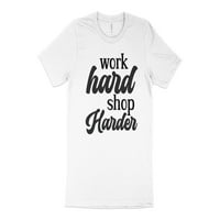 Radni hard trgovina Harder Majica, smiješna mama majica, poklon za mamu, poklon za nju, grafički tee,