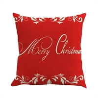 Verpetridure božićni pamučni posteljina bacač jastučni jastuk Cushion Cover Cover Home Sofa dekor